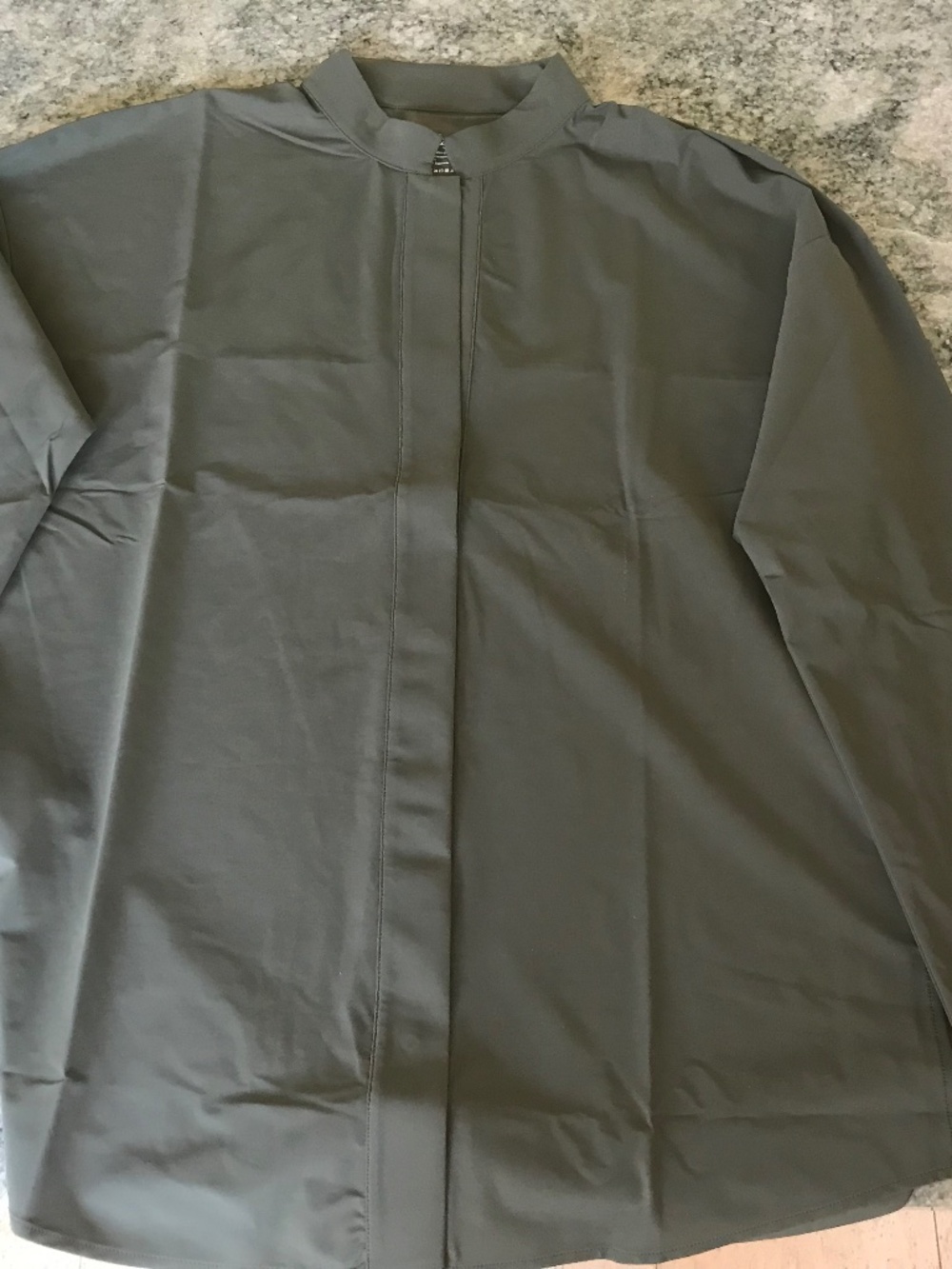 Aday Something Borrowed Shirt/Blouse - moss green - size large